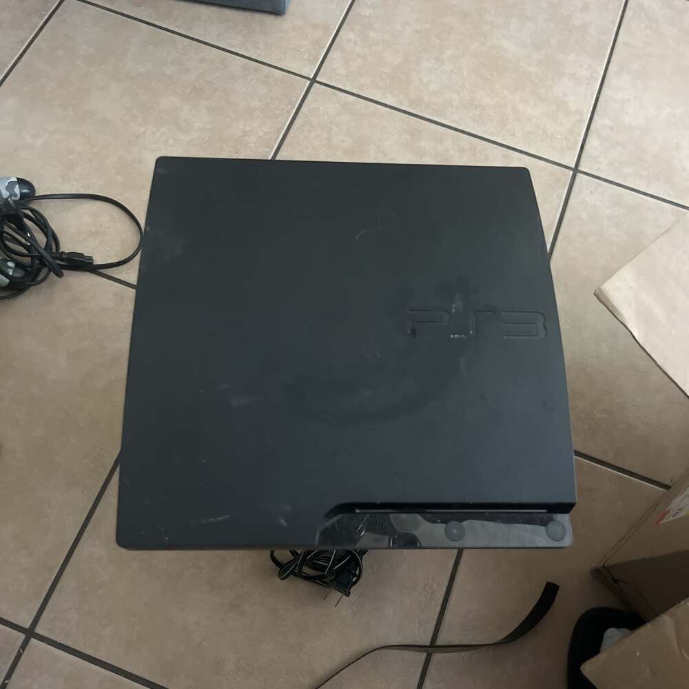 Sony PlayStation 3 PS3 Slim 120GB Console - Black CECH-2001A